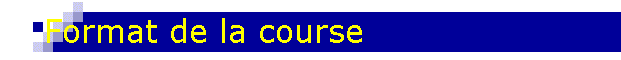     Format de la course